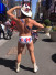 Naked Cowboy Sings Pro-Trump Songs as Anti-Trump Activists Swarm Times Square