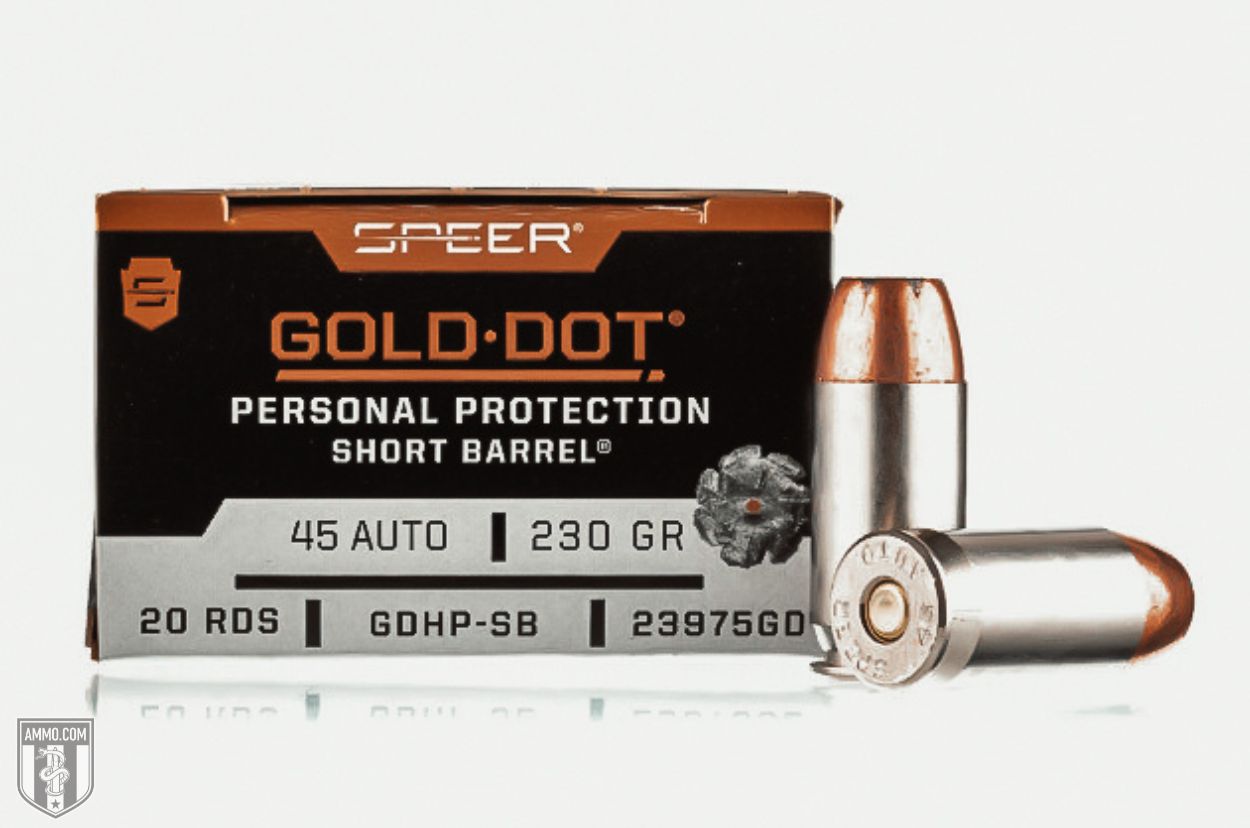 Speer Gold Dot 45 ACP ammo for sale