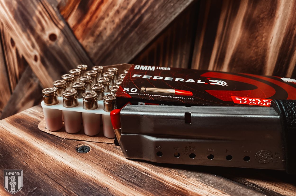 Federal Syntech Range 9mm ammo