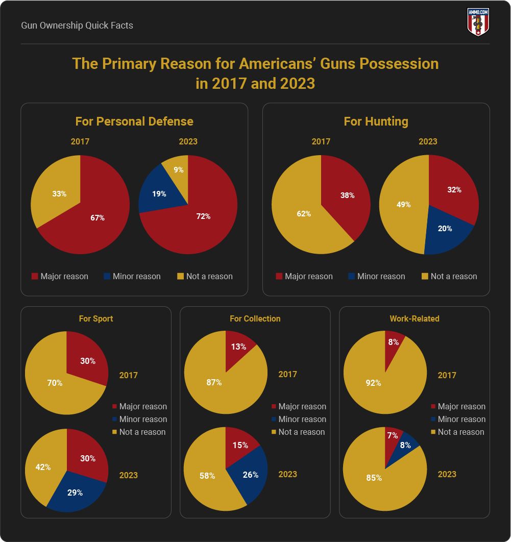 Primary Reason Why Americans Possess Guns